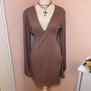 Free people plaid dress